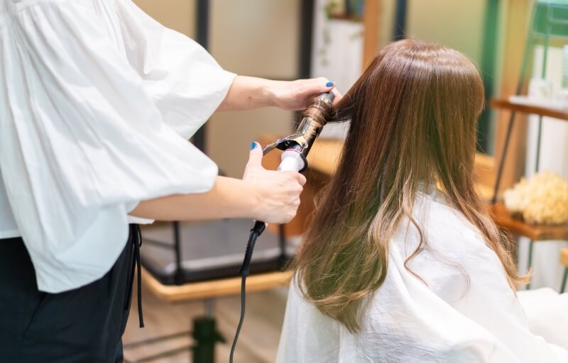 ヘアサロン風景